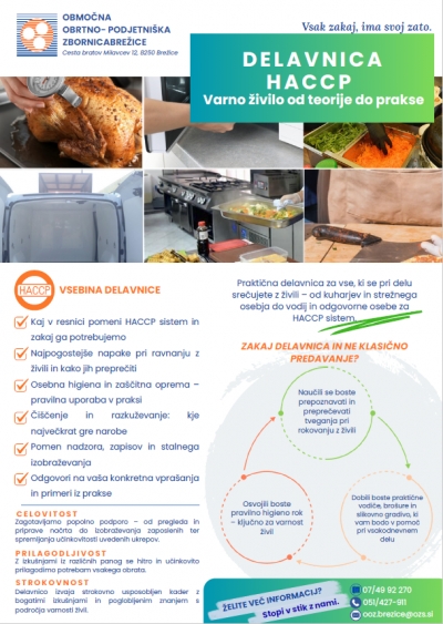 HACCP DELAVNICA